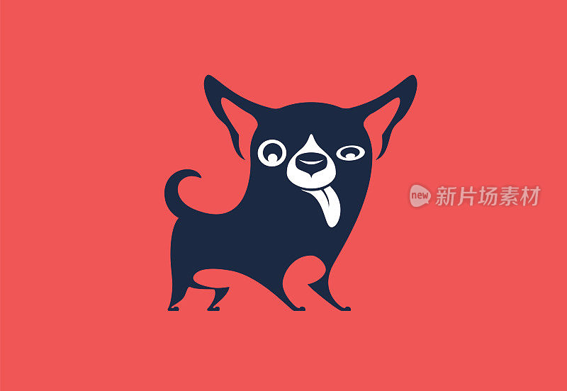 funny chihuahua dog symbol